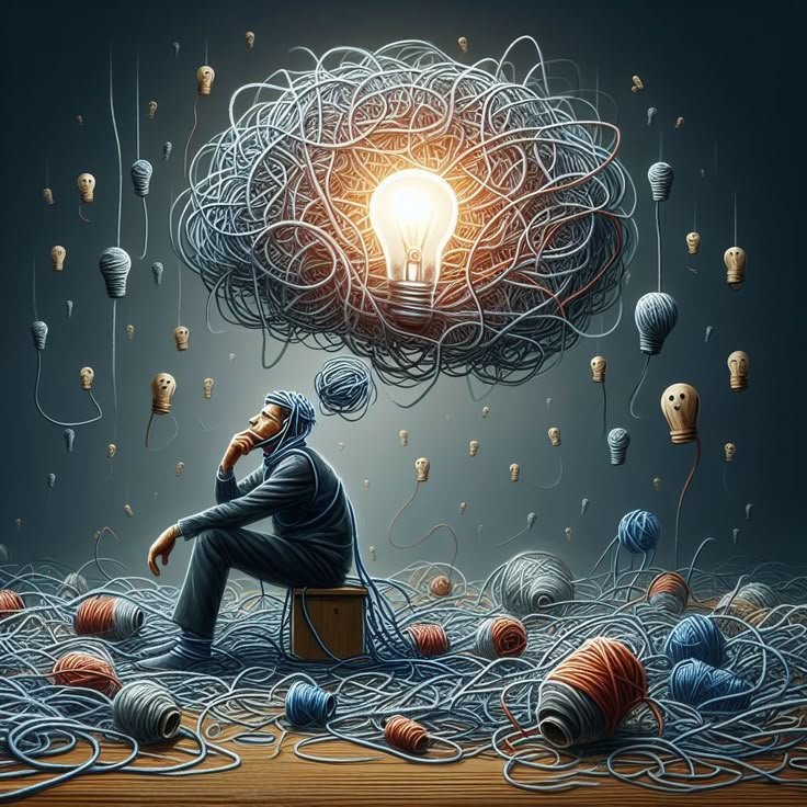 Icono de un cerebro con un signo de interrogación, representando el diagnóstico mental.